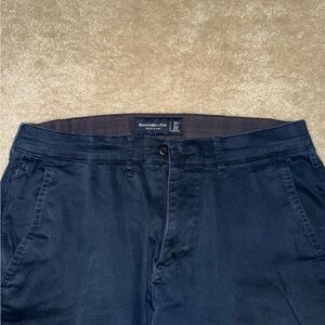 Abercrombie & Fitch Dark Blue Trousers